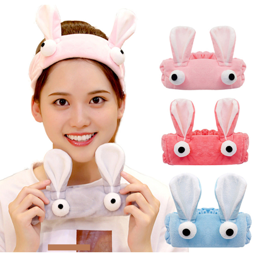 Proplady Stylish Combo (Set of 3)Ultra Soft Fur Bunny Headbands