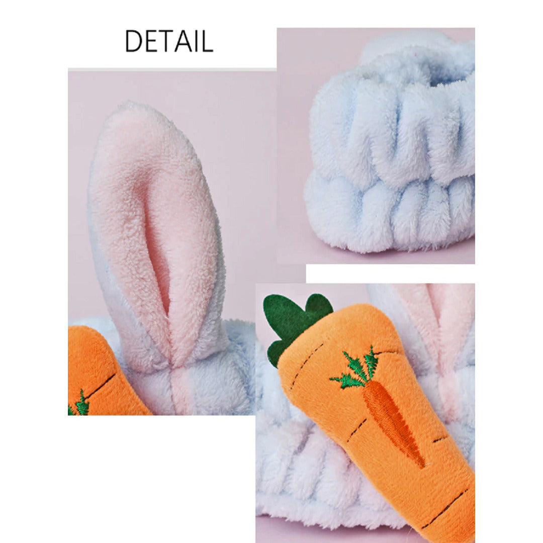 Proplady Stylish Combo (Set of 3)Ultra Soft Fur Carrot Headbands