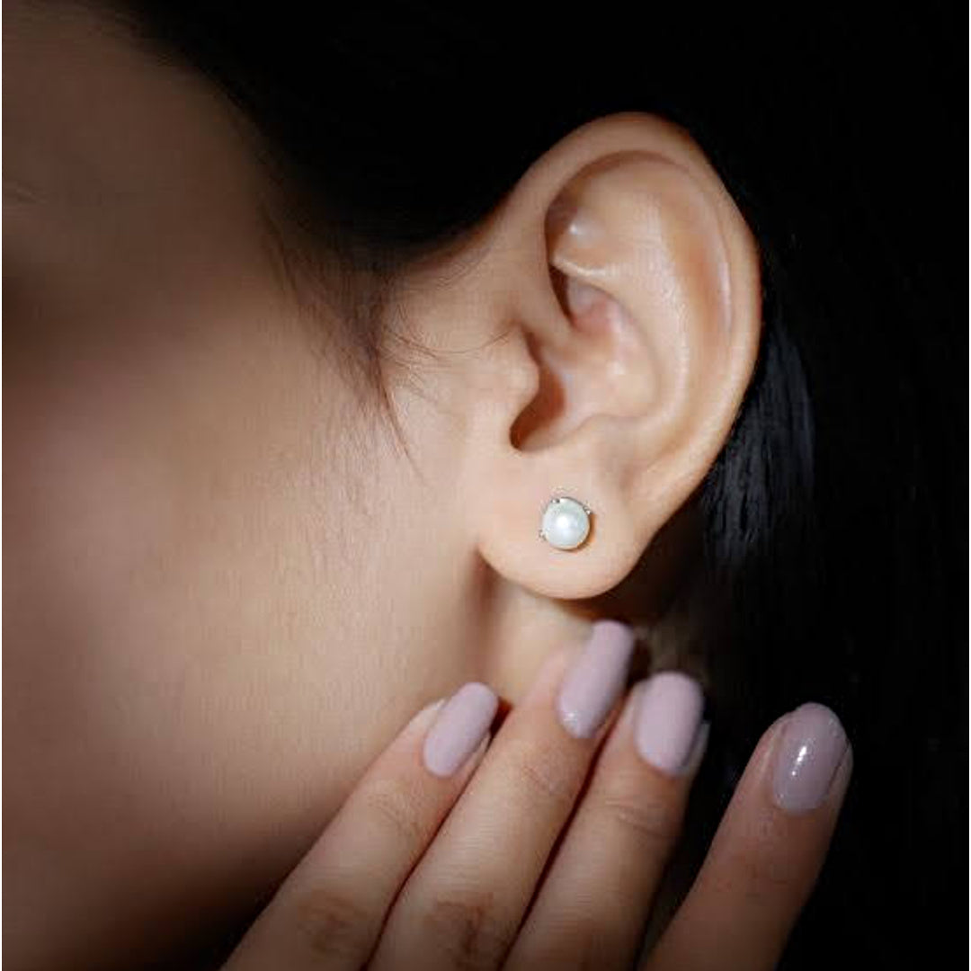 Korean Collection Pearl Stud Earrings