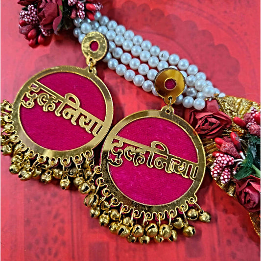 Proplady Dulhaniya Collection Bridal Jhumka Earrings