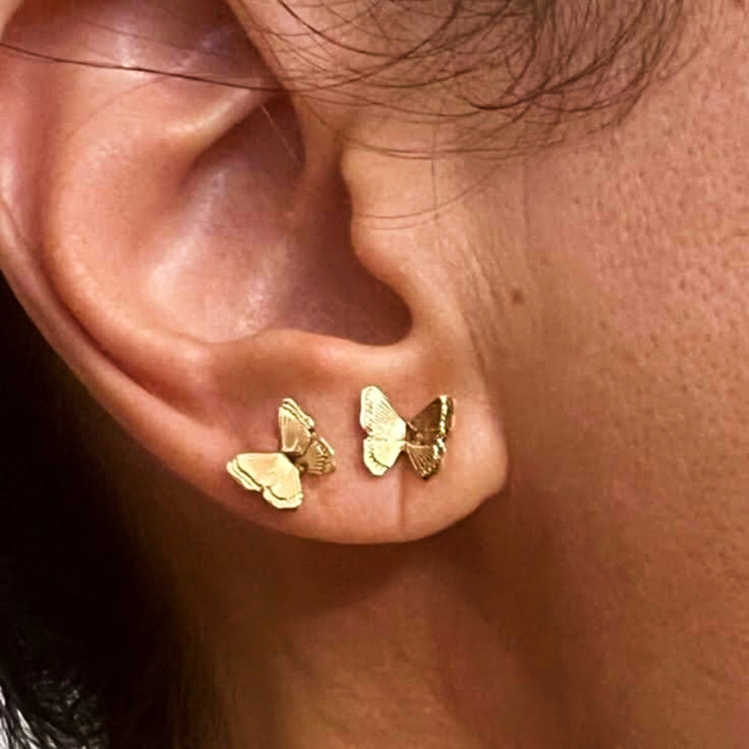 Korean Collection Butterfly Stud Earrings