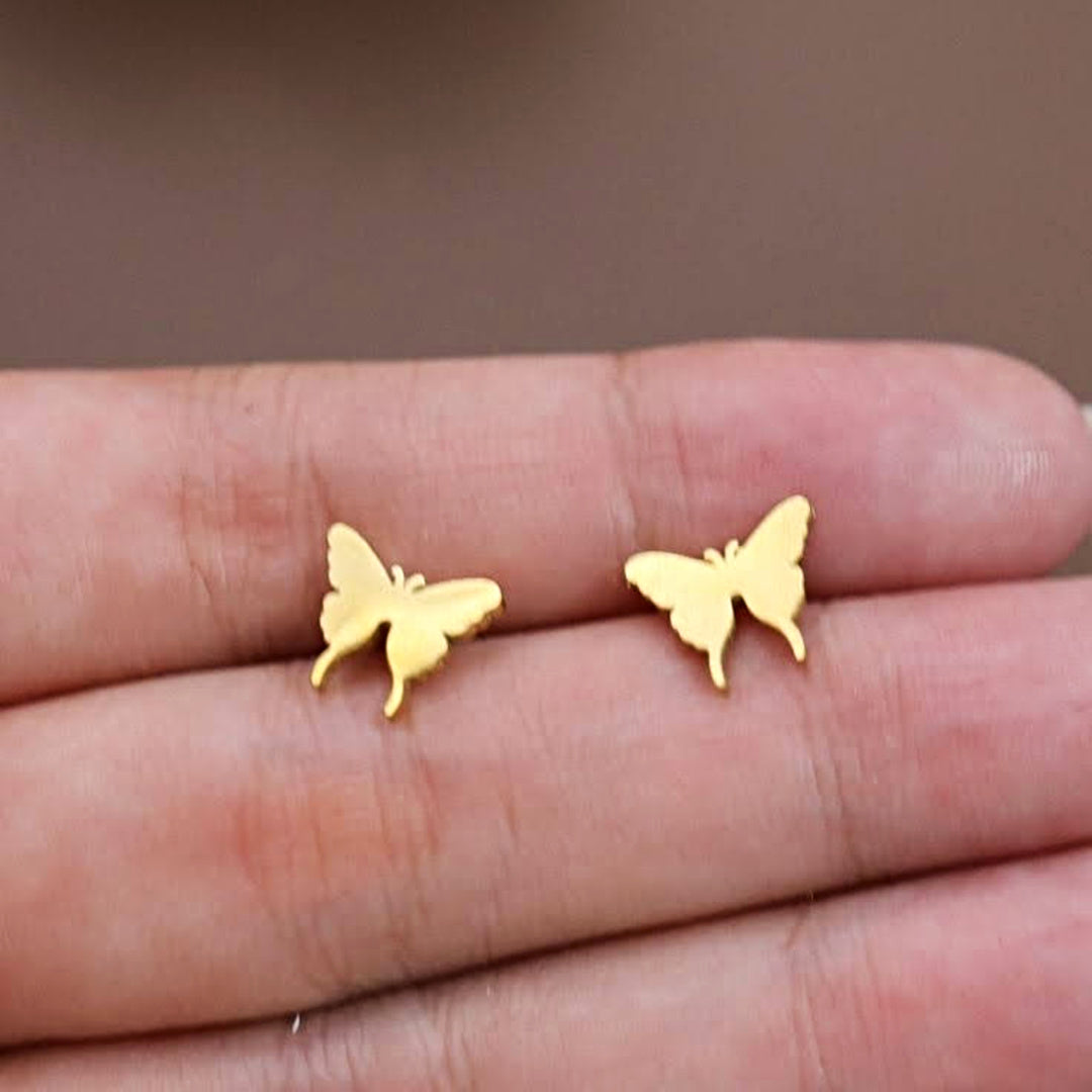 Korean Collection Butterfly Stud Earrings