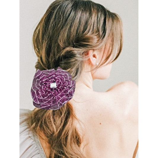 Proplady Voguish Embellished Net Jumbo Hair Scrunchie