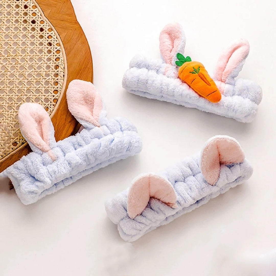 Proplady Stylish Ultra Soft Fur Bunny Ears Carrot Head Band Hair Band