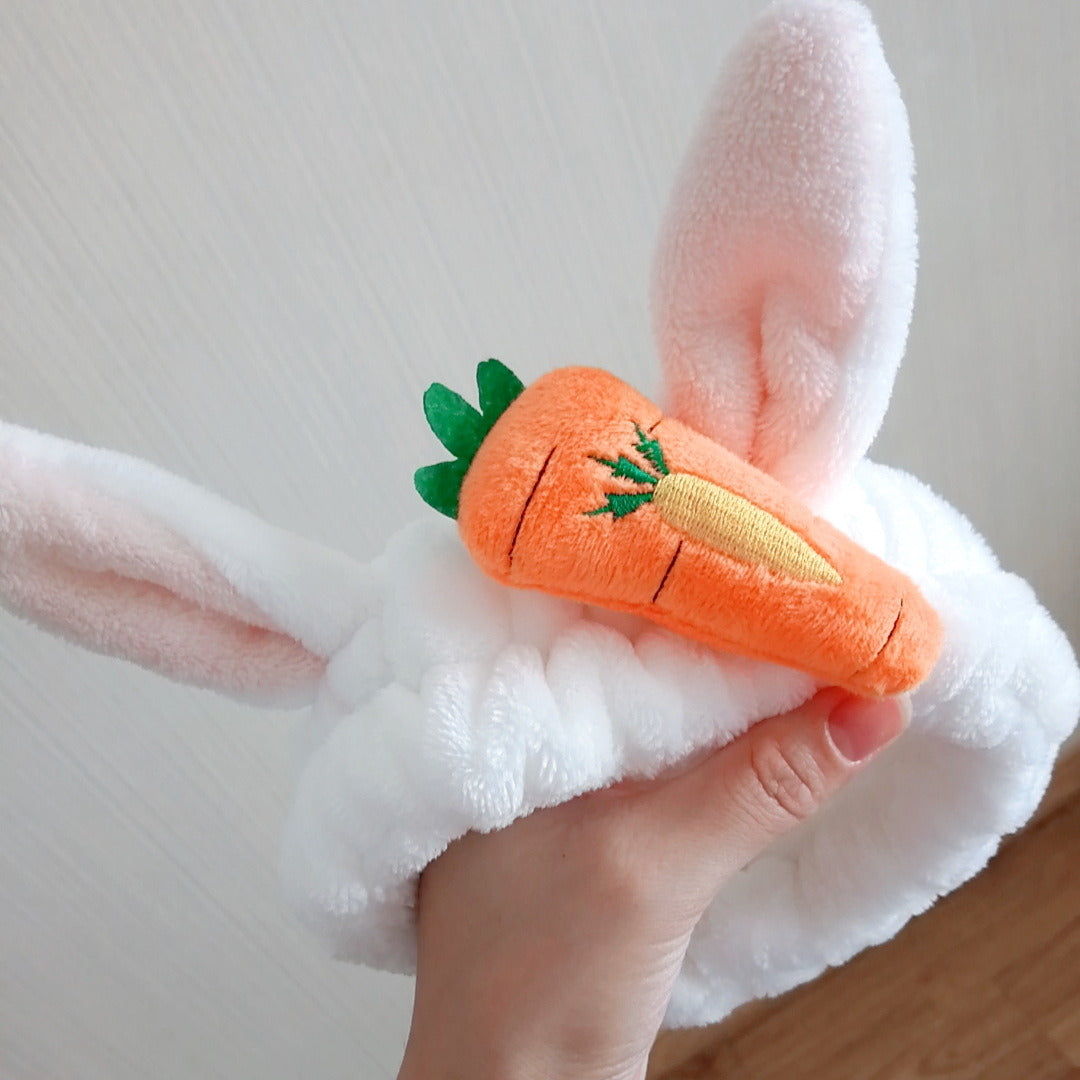 Proplady Stylish Ultra Soft Fur Bunny Ears Carrot Head Band Hair Band